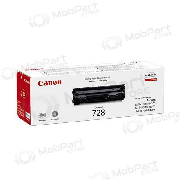Canon CRG 728 (3500B002) must kassett laserprinterite jaoks, 2100 leheküljed.