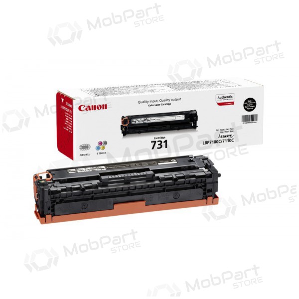 Canon CRG 731 (6272B002) must kassett laserprinterite jaoks, 1400 leheküljed.