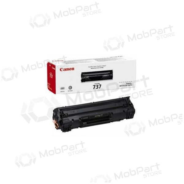 Canon CRG 737 (9435B002) must kassett laserprinterite jaoks, 2100 leheküljed.