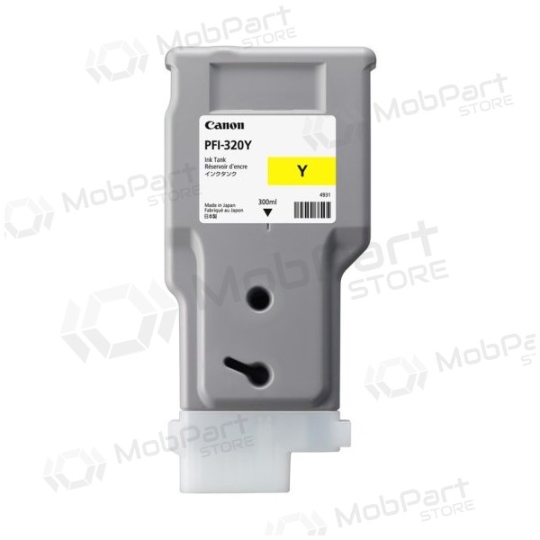 Canon PFI-320Y (2893C001) tindikassett, kollane