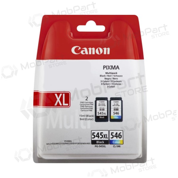 Canon PG-545XL/CL-546 (8286B010) tindikassettide komplekt, BK/CMY