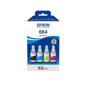 Epson 664 EcoTank (C13T66464A) tindipudelite komplekt, CMYK