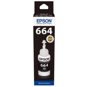 Epson 664BK (C13T66414A) tindipudeli täitepakend, must