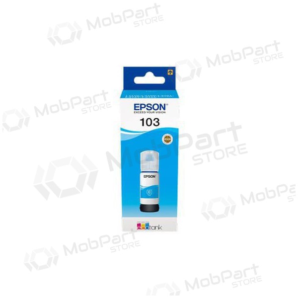 Epson 103 EcoTank (C13T00S24A), helesinine kassett tindiprinteritele, 65 ml