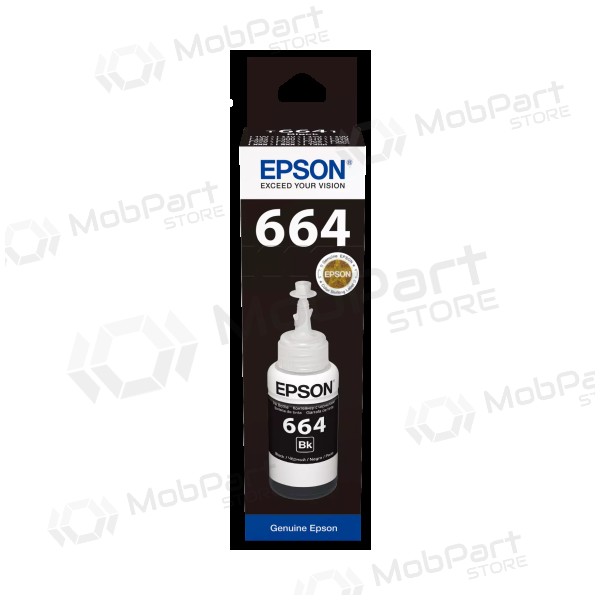 Epson 664BK (C13T66414A) tindipudeli täitepakend, must