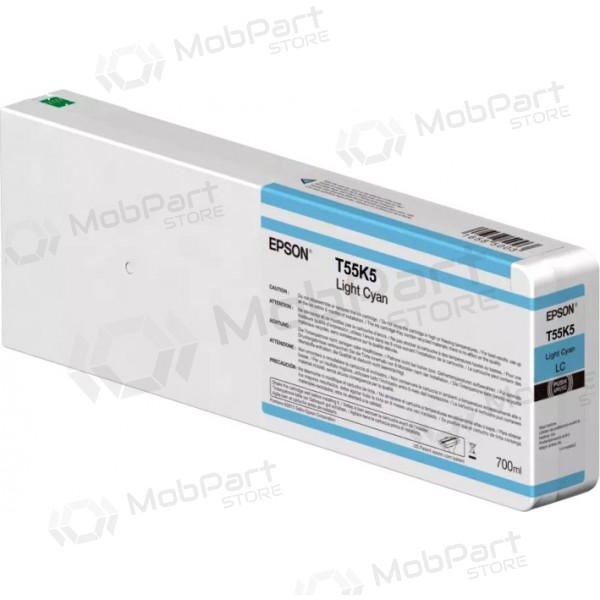 Epson T55K5 (C13T55K500) 700 ml tindikassett, helesinine