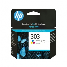 HP 303 kolmevärviline (T6N01AE) tindikassett, CMY