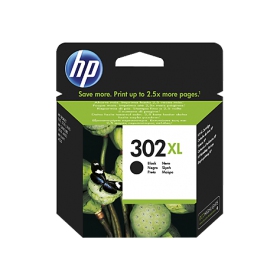 HP No.302XL (F6U68AE), must tindiprinteri kassett, 480 lk