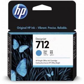 HP No.712 (3ED67A), sinine kassett Rašaliniams spausdintuvams, 29ml.