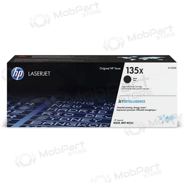 HP 135X (W1350X), must kassett laserprinterite jaoks, 2400 leheküljed.