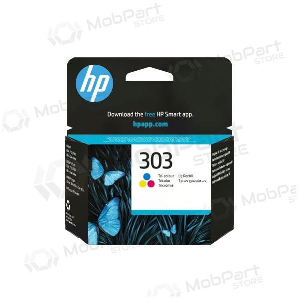 HP 303 kolmevärviline (T6N01AE) tindikassett, CMY