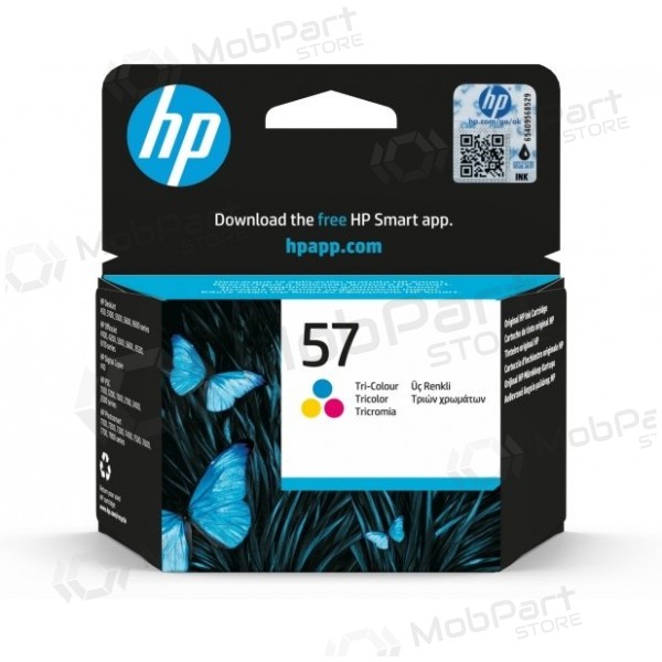 HP 57 kolmevärviline (C6657AE) tindikassett, CMY (SPEC)