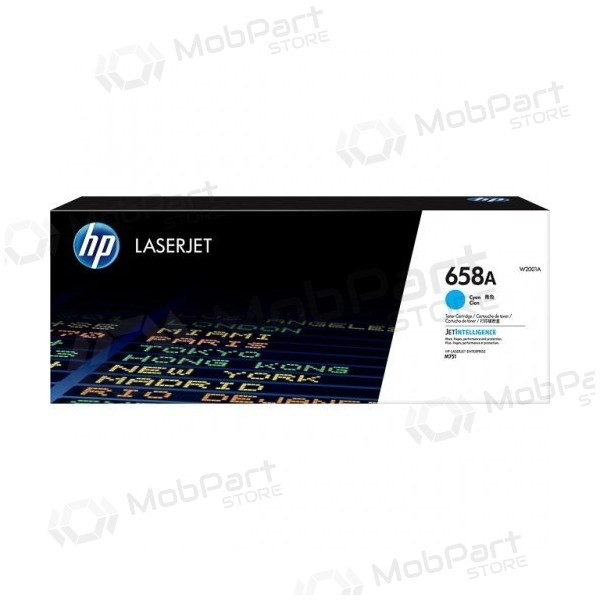 HP 658A (W2001A) laserikassett, tsüaan