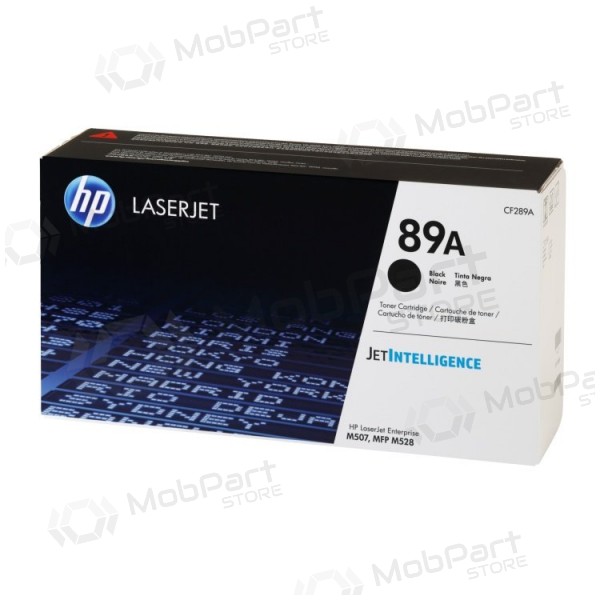 HP 89A (CF289A) laserikassett, must