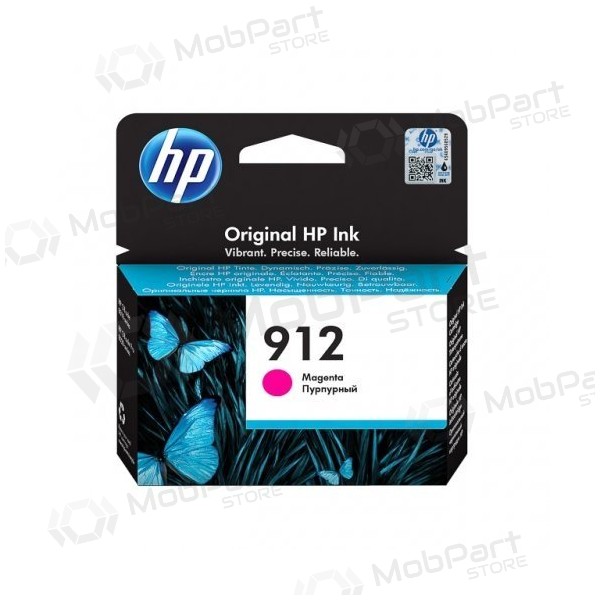 HP 912 (3YL78AE) tindikassett, purpurpunane