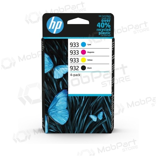 HP 932/933 4-pakk (6ZC71AE) tindikassettide komplekt, BK/C/M/Y