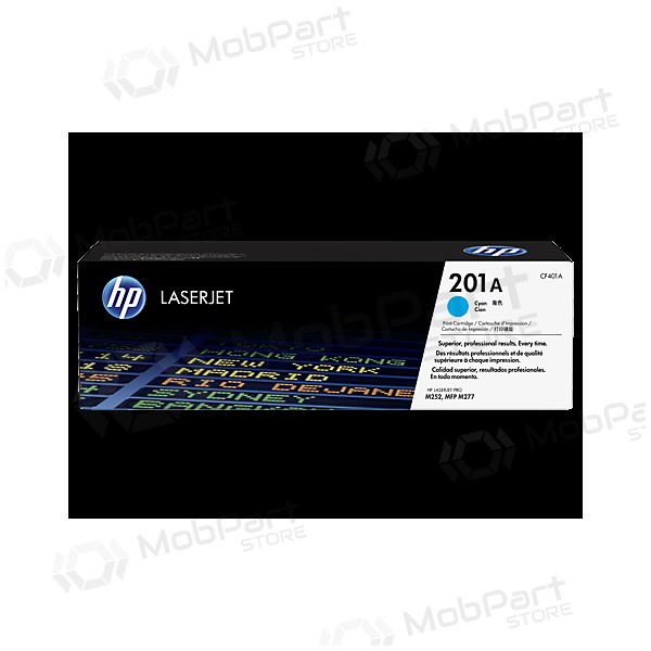 HP No.201A (CF401A), helesinine kassett laserprinterite jaoks, 1330 leheküljed.