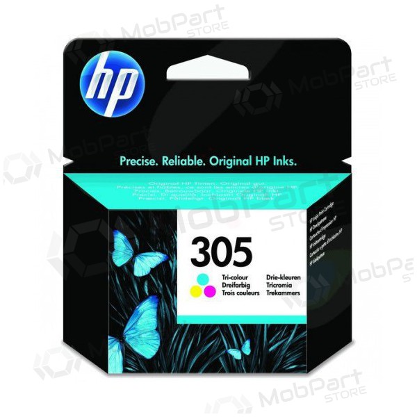 HP No.305 kasečių rinkinys (3YM60AE), helesinine, , kollane kassett tindiprinteritele, 100 leheküljed.
