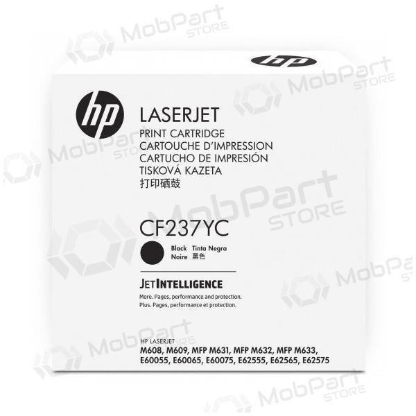 HP No.37X (CF237YC), must kassett laserprinterite jaoks, 41000 leheküljed.
