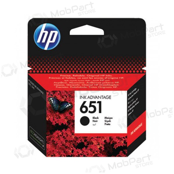 HP No.651 (C2P10AE), must kassett tindiprinteritele, 600 leheküljed.