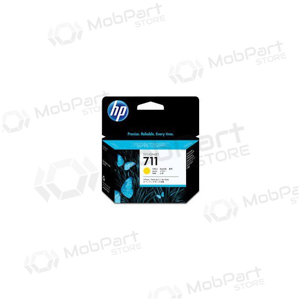 HP No.711 (CZ136A), kollane kassett tindiprinteritele