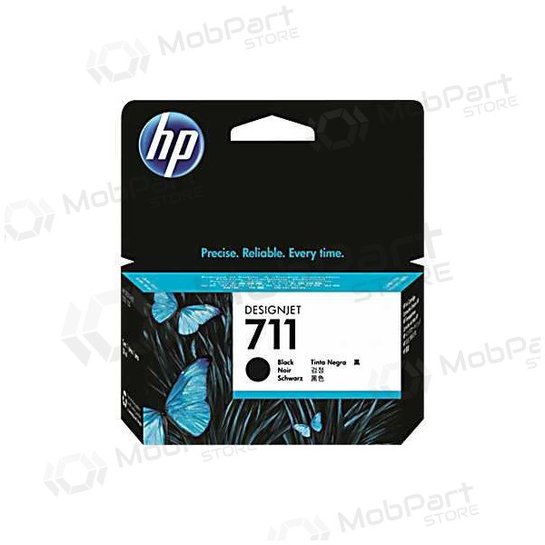HP No.711 LC (CZ129A), must kassett tindiprinteritele