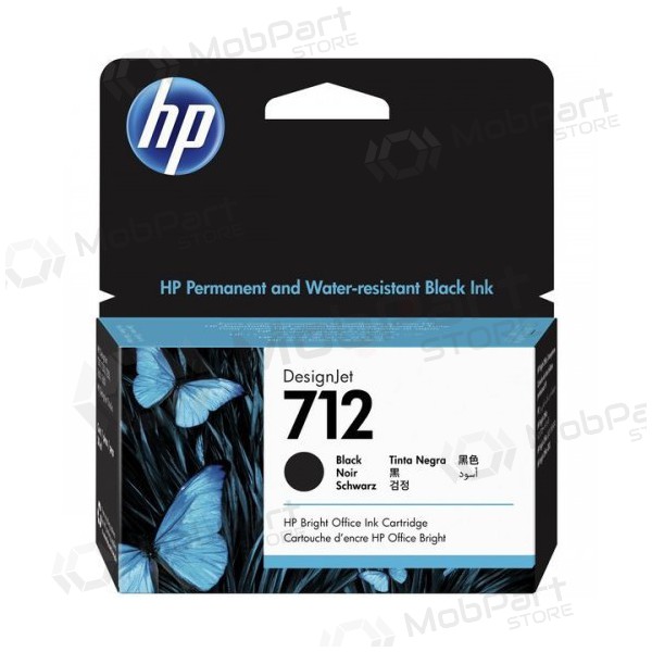 HP No.712 (3ED70A), must kassett Rašaliniams spausdintuvams, 29ml.