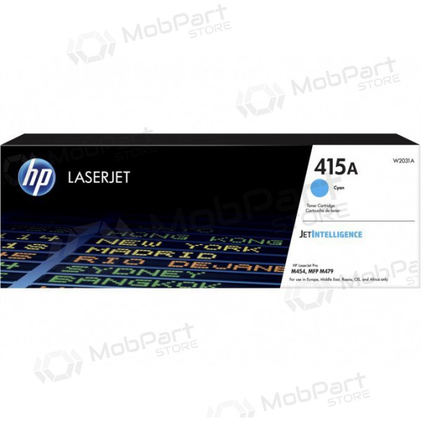 HP (W2031A, 415A), sinine toonerikassett laserprinteritele