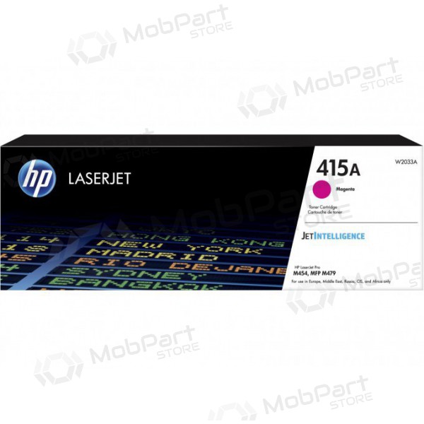 HP (W2033A, 415A), purpurinė kasetė lazeriniams spausdintuvams