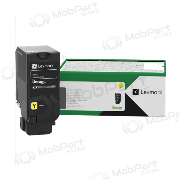 Lexmark 71C2XY0 laserkassett, kollane
