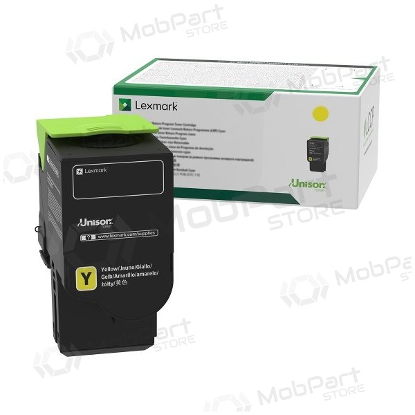 Lexmark 78C2XY0 kassett laserprinteritele, kollane (5000 lehekülge)