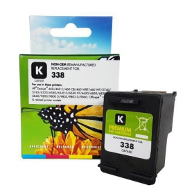 Mitteoriginaal Static Control HP 338 (C8765EE), must tindikassett tindiprinteritele, 480 lehte
