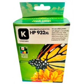 Mitteoriginaalne Static Control HP 932XL (CN053AE), must tindikassett tindiprinteritele, 1000 lk.