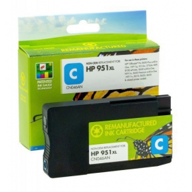 Mitteoriginaalne Static Control HP 951XL (CN046AE) Uue kiibiga, sinine kassett laserprinteritele, 1500 lehte