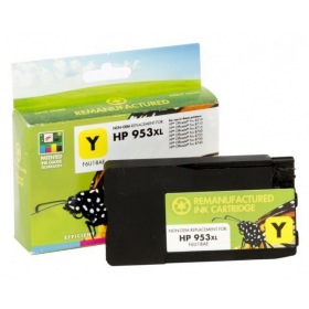 Mitteoriginaalne Static Control HP No.953 XL (F6U18AE) uue kiibiga, kollane tindikassett tindiprinteritele, 1600 lehte