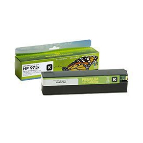 Mitteoriginaal Static Control HP No.973X (L0S07AE) Uue kiibiga, must tindikassett tindiprinteritele, 10000 lehte