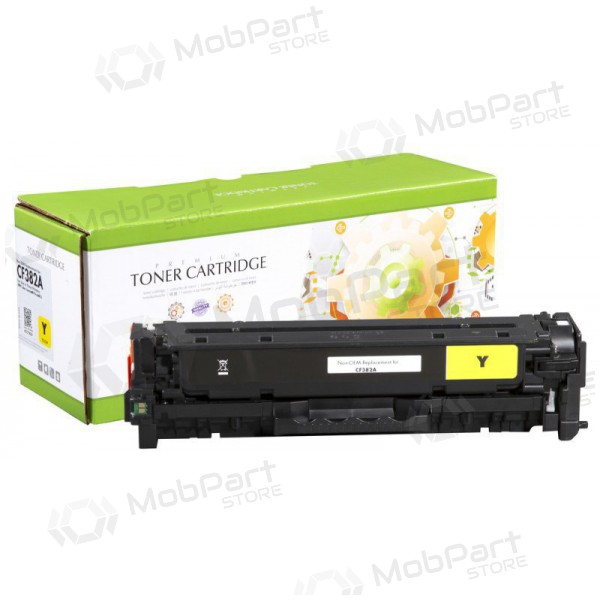 Neoriginaalne Static Control HP 312A (CF382A), kollane kassett laserprinterite jaoks, 2700 leheküljed.