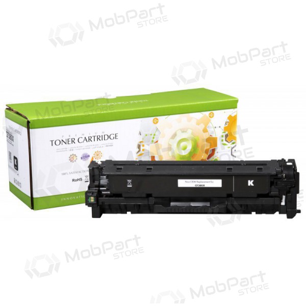 Neoriginaalne Static Control HP 312X (CF380X), must kassett laserprinterite jaoks, 4400 leheküljed.