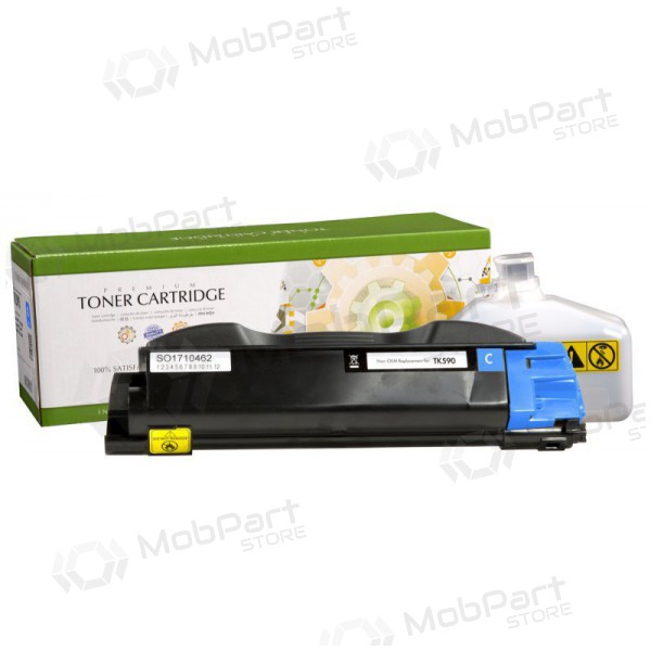 Neoriginaalne Static Control Kyocera TK-590C, helesinine kassett laserprinterite jaoks, 5000 leheküljed.