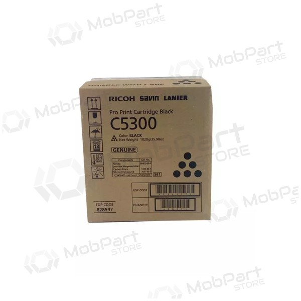 Ricoh C5300 (828601), must kassett laserprinterite jaoks, 31000 leheküljed.