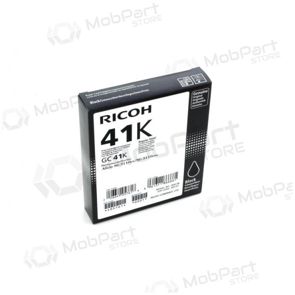 Ricoh GC41K (405761) tindikassett, must