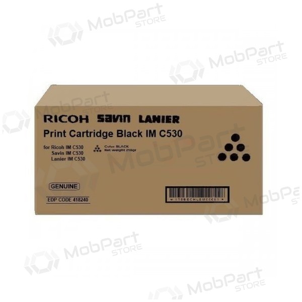 Ricoh IMC530 (418240), must kassett laserprinteritele, 20500 lehte
