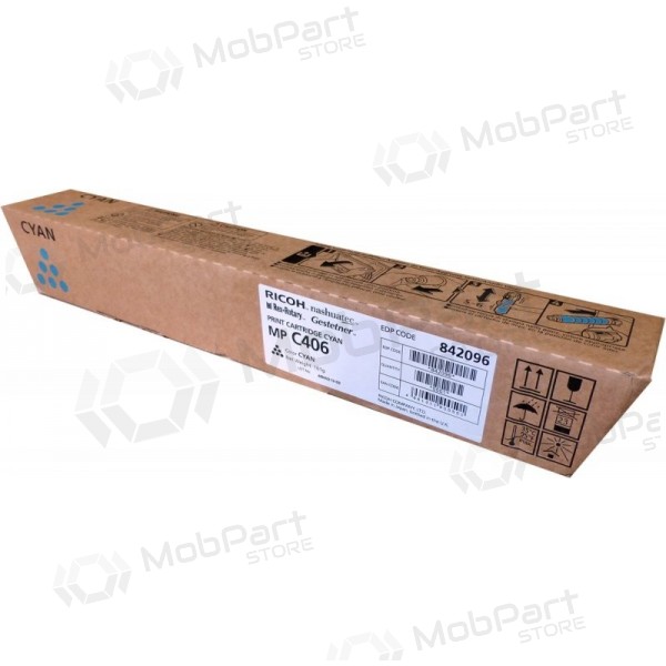 Ricoh MP C406 (842096) laserkassett, sinine