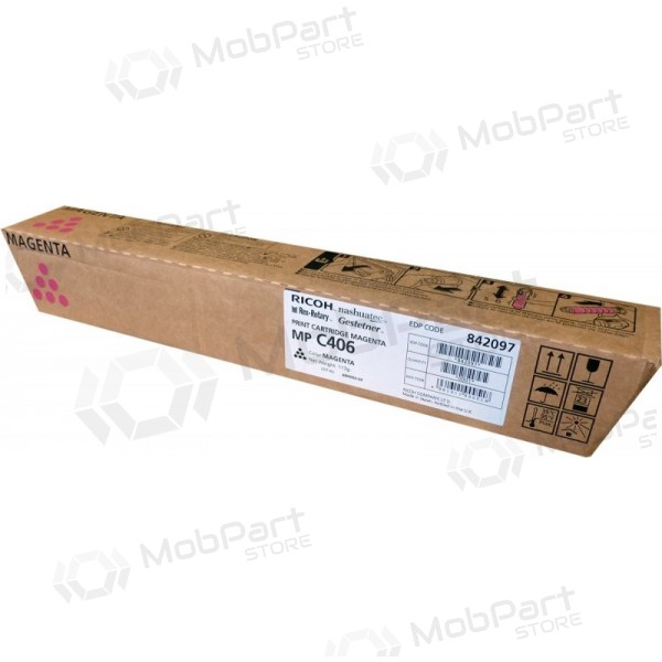 Ricoh MP C406 (842097) laserkassett, purpurpunane