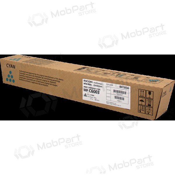Ricoh MP C6003 / 5503 (841856), helesinine kassett laserprinterite jaoks, 22500 leheküljed.