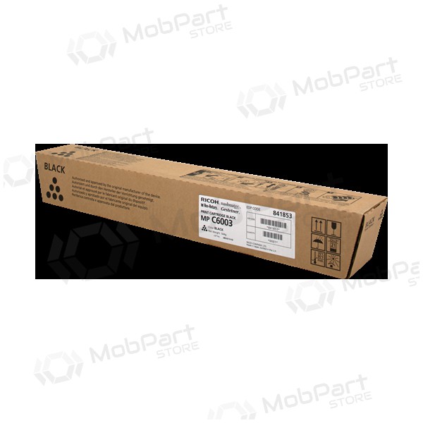 Ricoh MP C6003 (841853), must kassett laserprinterite jaoks, 33000 leheküljed.