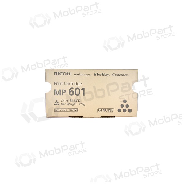 Ricoh MP601 (407824), must kassett laserprinterite jaoks, 25000 leheküljed.