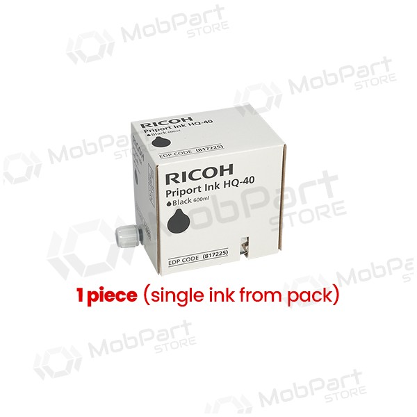 Ricoh Priport HQ-40 (817225) tindikassett, must (1 tk)