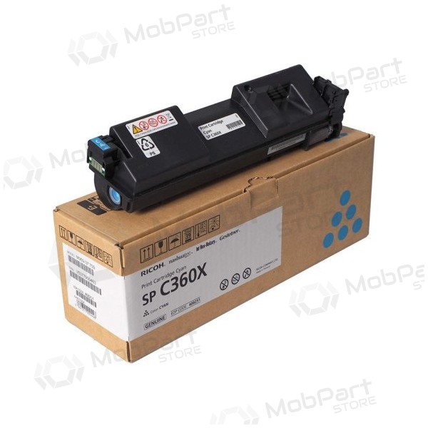 Ricoh SP C360X (408251) laserkassett, sinine (SPEC)