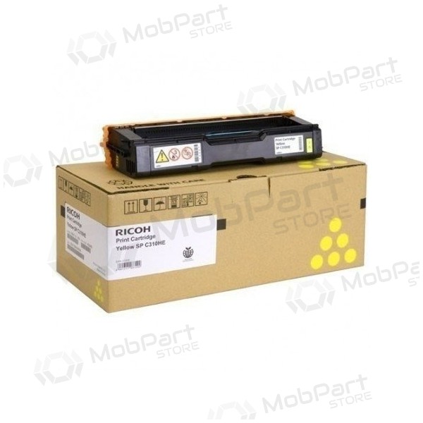 Ricoh SPC310HE (407635) laserkassett, kollane